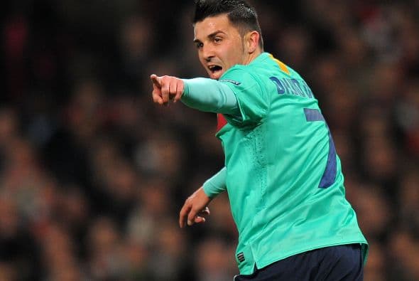 Pero el gol vino primero por parte de los visitantes, por parte de David Villa.