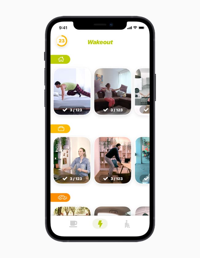Mejor app del año para el iPhone: Wakeout! - Andrés Canella.