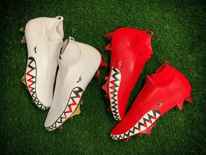 Estos son algunos de los diseños que jugadores de la NFL han modelado.