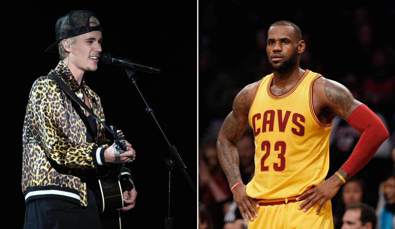Como punto adicional en el básquetbol, Lebron James es el ídolo tanto de Bieber como de Vela.