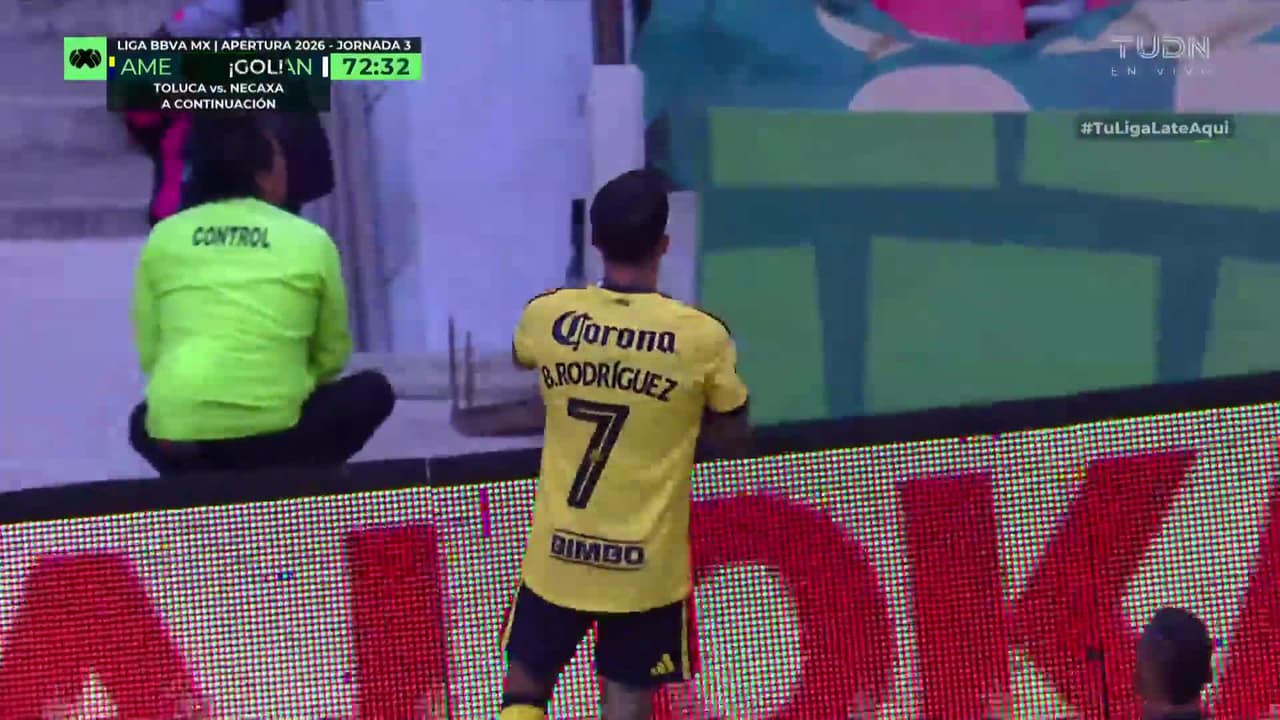 ¡Golazo de Brian Rodríguez! El uruguayo está de regreso