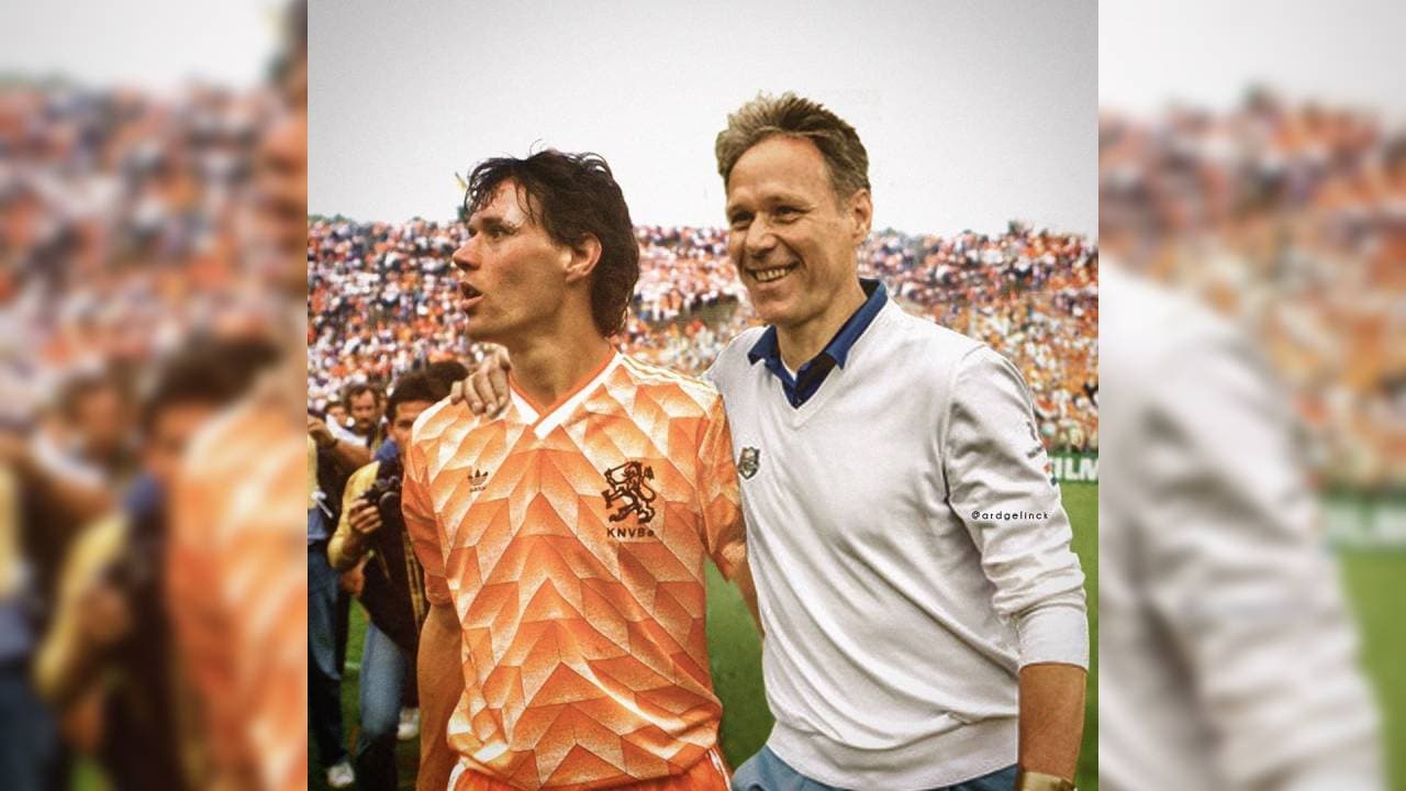 Marco Van Basten | Ard Gelinck realizó un asombroso trabajo para ‘juntar’ el pasado con el ‘presente’ de estos grandes atletas.