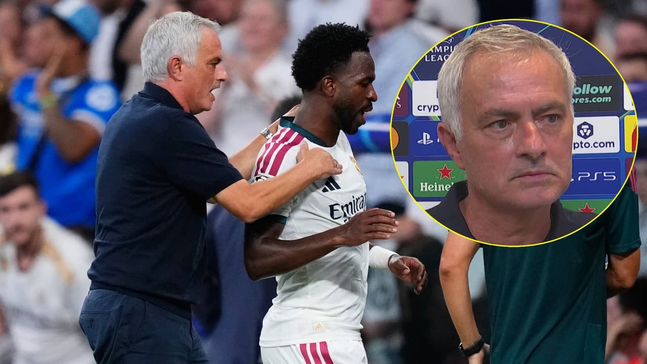 UEFA Champions League: José Mourinho y las palabras de aliento a Vinícius Júnior