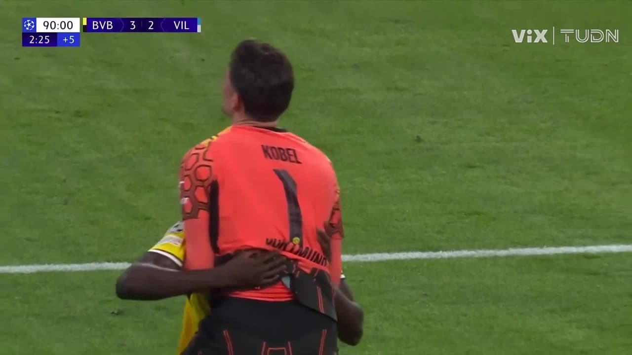 ¡AUTOGOL DE GUIRASSY! El Villarreal se acerca y pone el 3-2 ante Borussia Dortmund