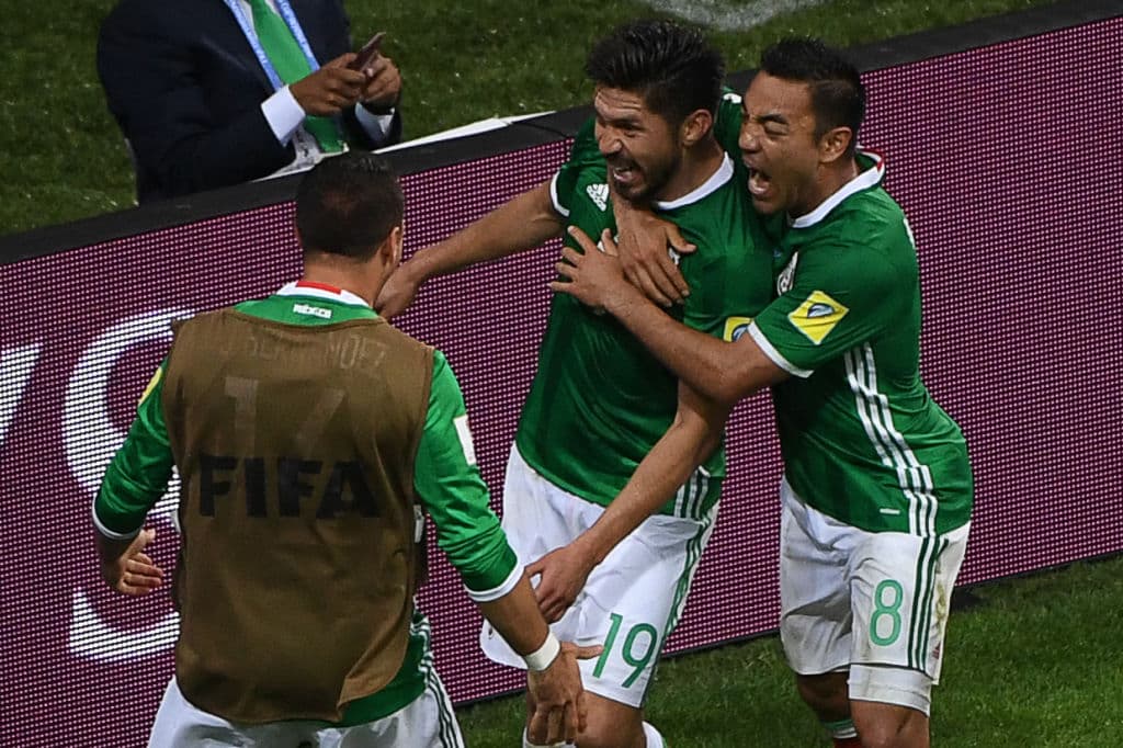 Oribe Peralta marcó dos goles en la Copa Confederaciones, cuatro goles en sus participaciones en Copa Oro, 11 goles en 16 partidos de eliminatorias y un gol en cuatro partidos de Mundial.