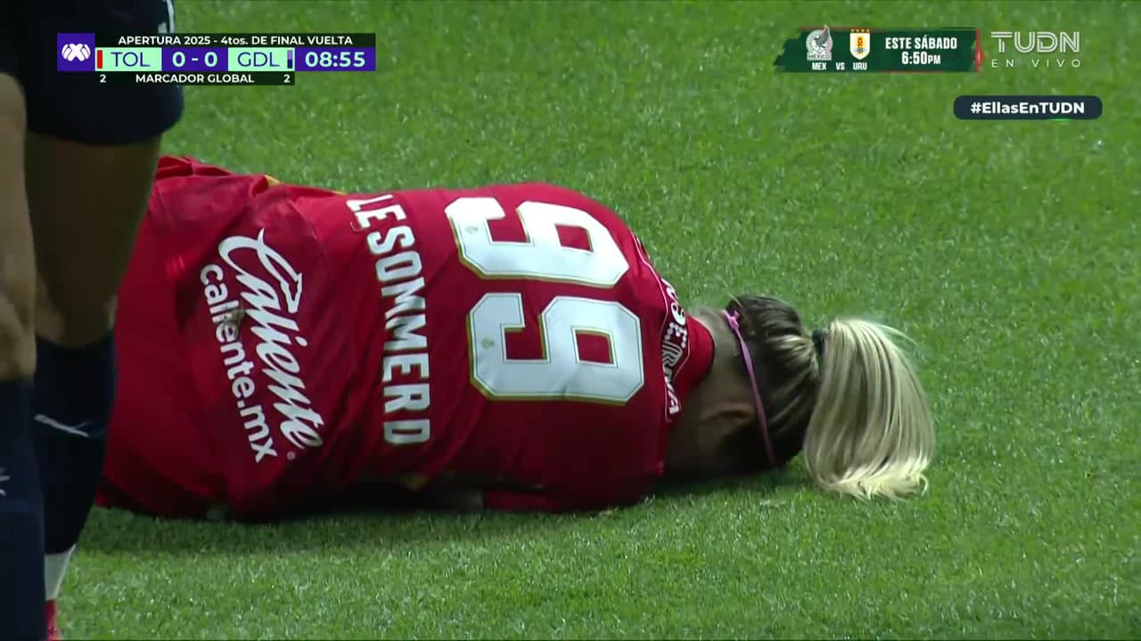 ¡Conexión francesa del Toluca! Le Sommer se queda cerca del 1-0