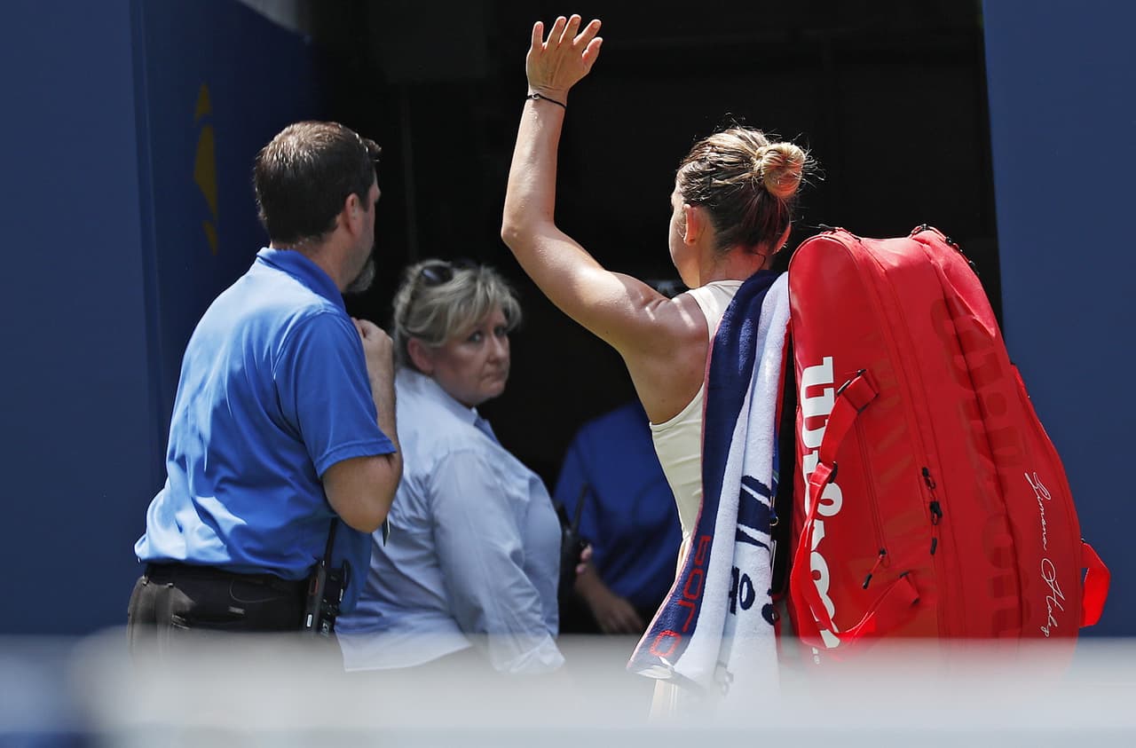 Así fue la despedida de la rumana Simona Halep, la número uno del mundo, que a pesar de lo duro y sorpresivo deja al US Open sin una de sus favoritas.