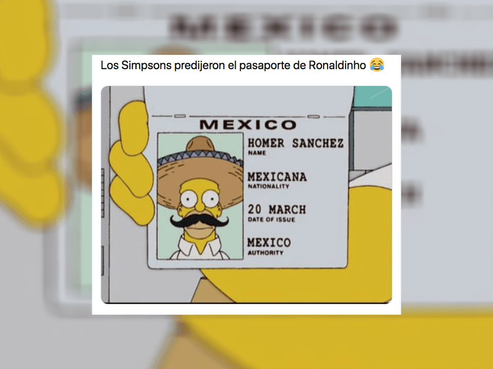 Los memes le dan con todo a Ronaldinho, quien presentó un pasaporte falso con nacionalidad paraguaya.