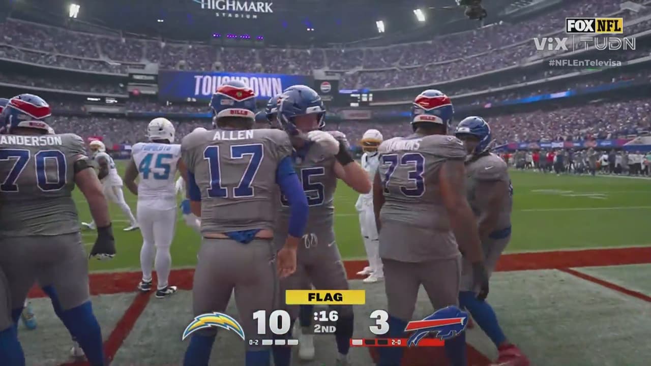 ¡Iguala Josh Allen! Touchdown del quarterback por tierra