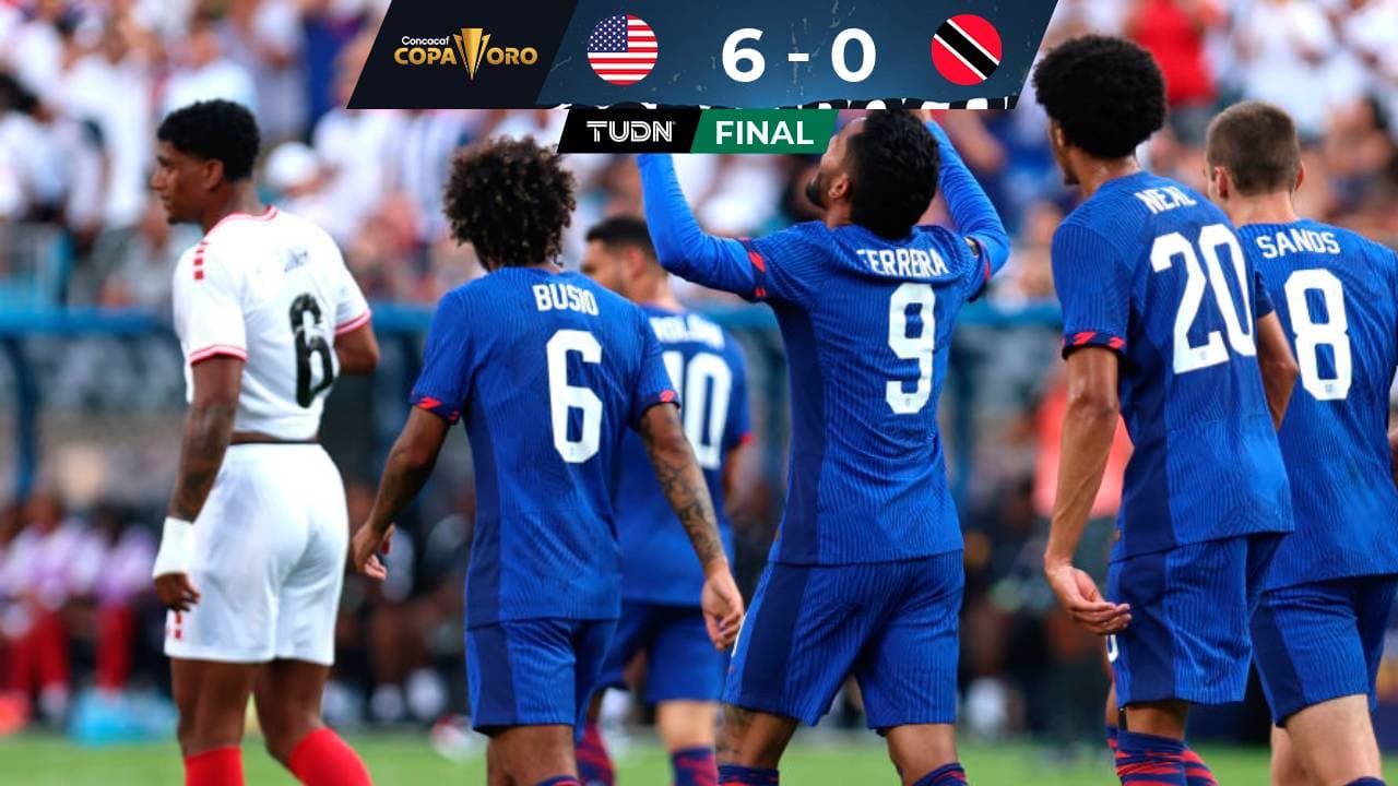 Team USA aplasta a Trinidad y Tobago y avanza como líder del Grupo A
