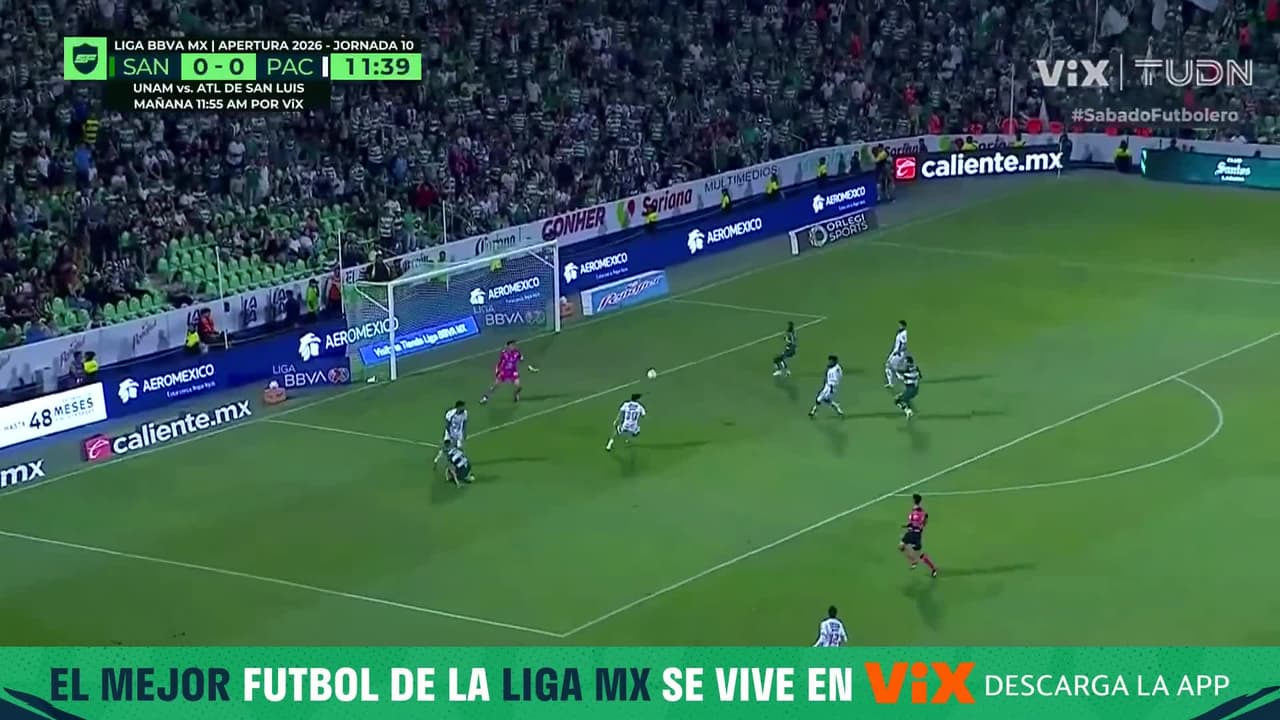 ¡Santos empieza a tocar la puerta! Moreno achica de buena manera