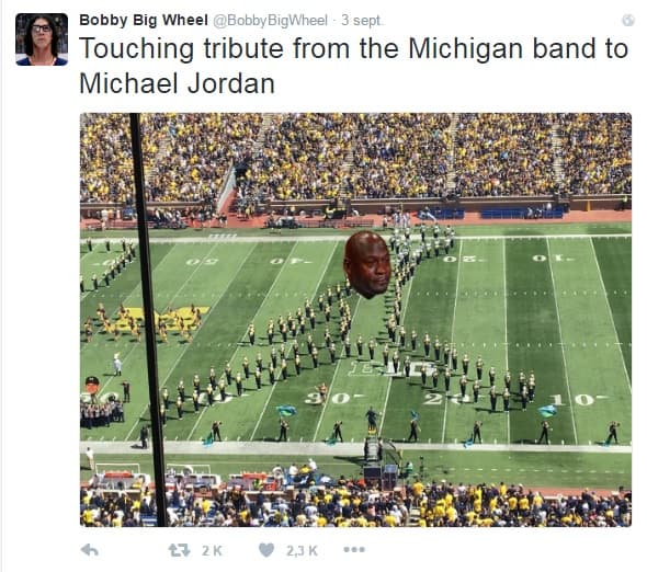 La reacción en las redes sociales no se hicieron esperar, como este meme donde sale la clásica cara de Jordan con lágrimas en los ojos.