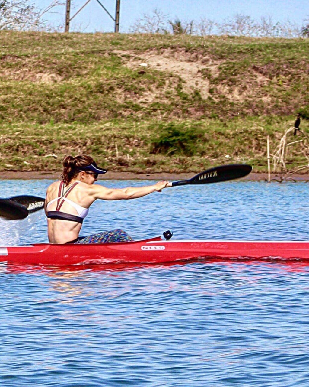 En las instalaciones de Albufera Medio Mundo se llevó a cabo la competencia del K2 500 metros del canotaje de velocidad.