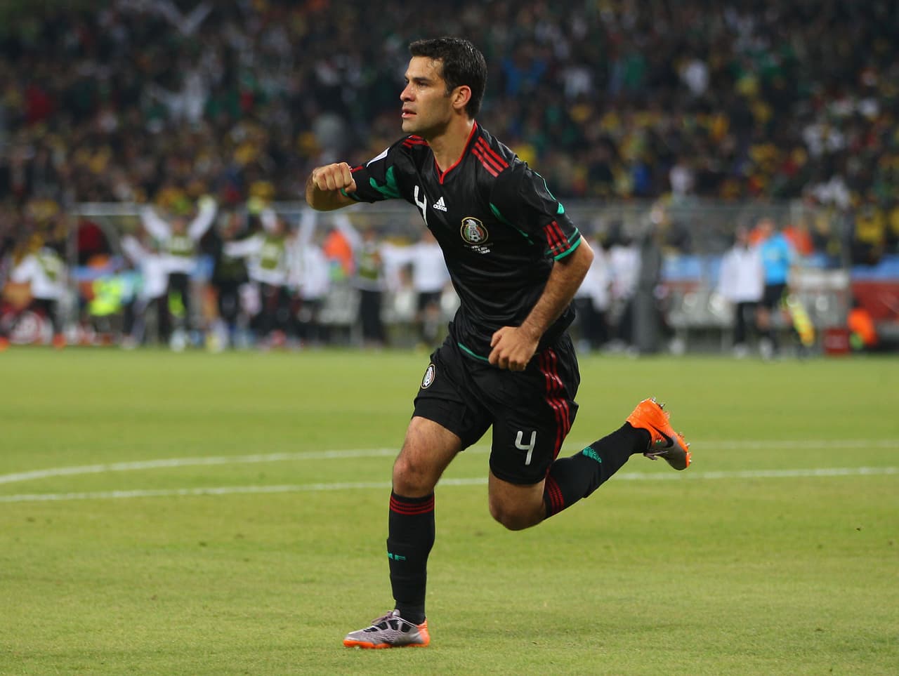Participó en la Copa del Mundo de Sudáfrica 2010. Márquez anotó gol en el juego inaugural del Tricolor ante la selección anfitriona.
