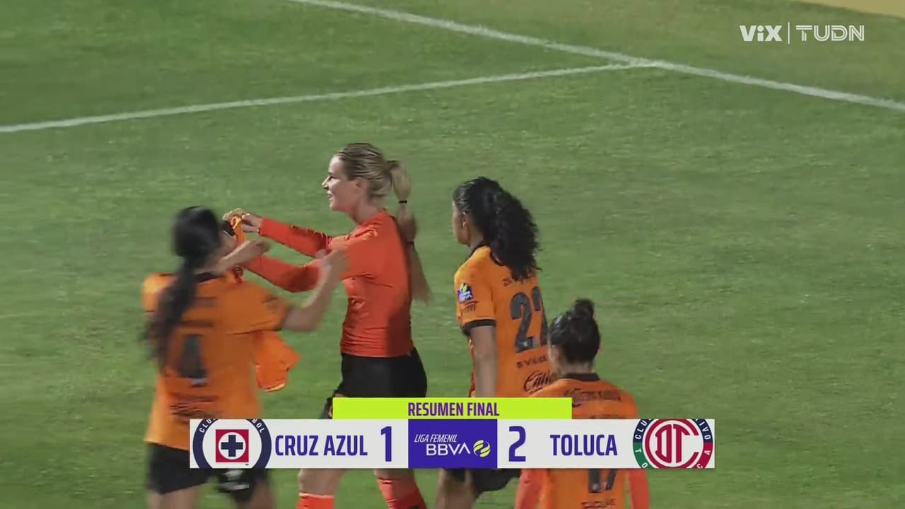 Resumen | Toluca manda al 'infierno' a Cruz Azul en la Liga Femenil
