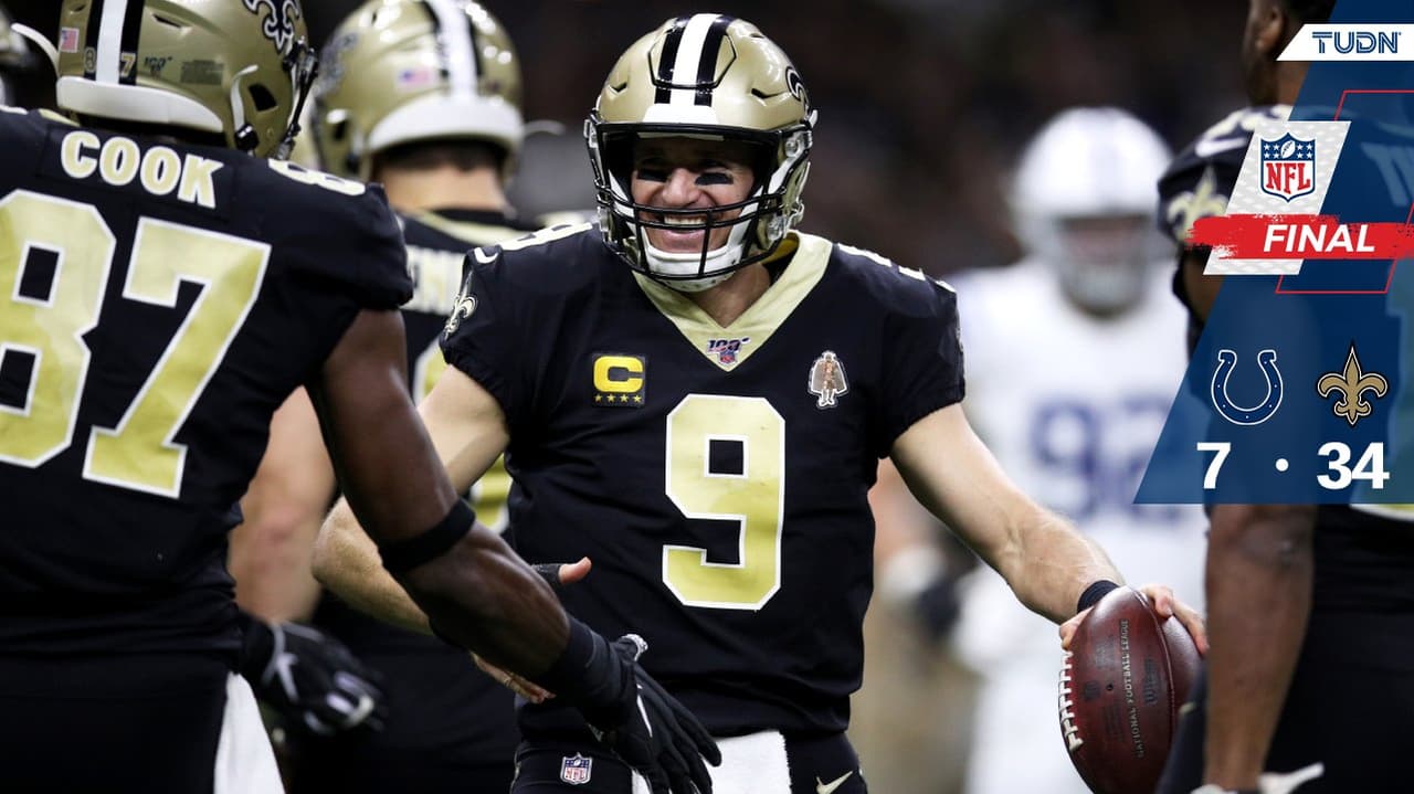 Drew Brees escribe su nombre en el libro de los récords de la NFL