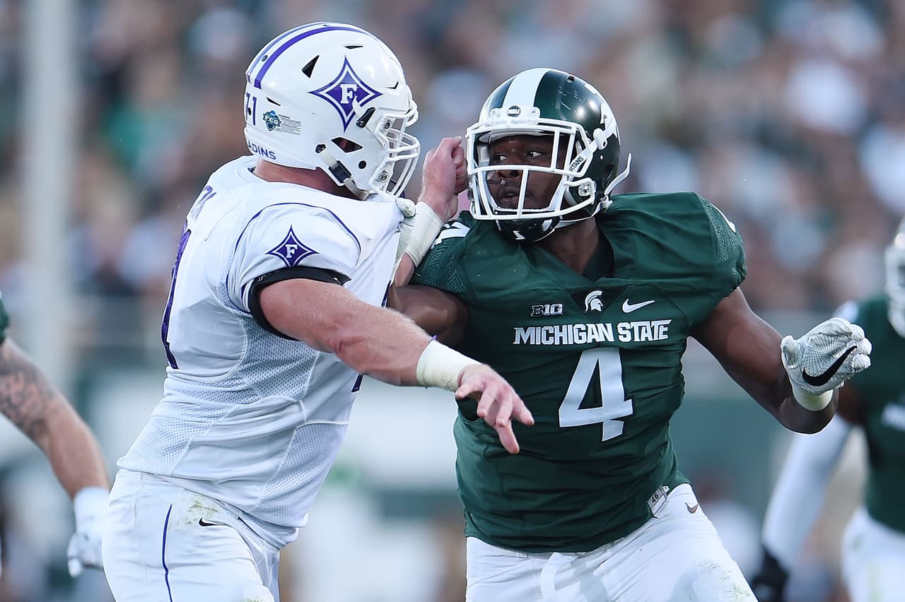 # 45
<b>MALIK McDOWELL</b> – DT |
<i>Michigan State</i>
<br>