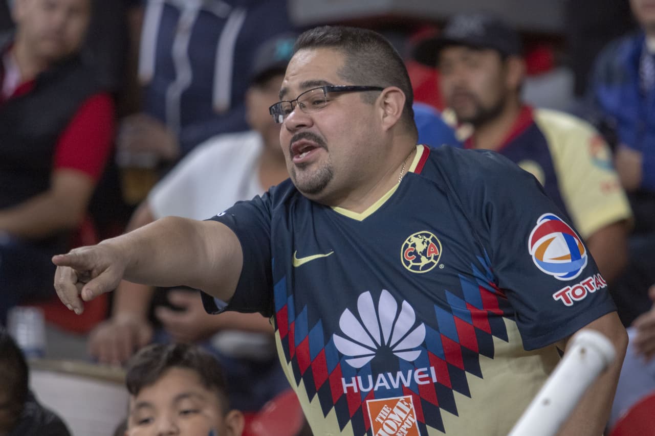 Los fanáticos del América listos para el juego contra Atlas en el Estadio Jalisco por la jornada 2 del Clausura 2019.