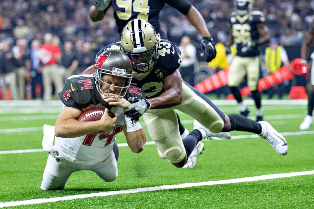 Los Tampa Bay Buccaneers sorprendieron a los New Orleans Saints en el Mercedes Benz Superdome en el juego de la Semana 1 de ambos equipos de la División Sur de la Conferencia Nacional.
