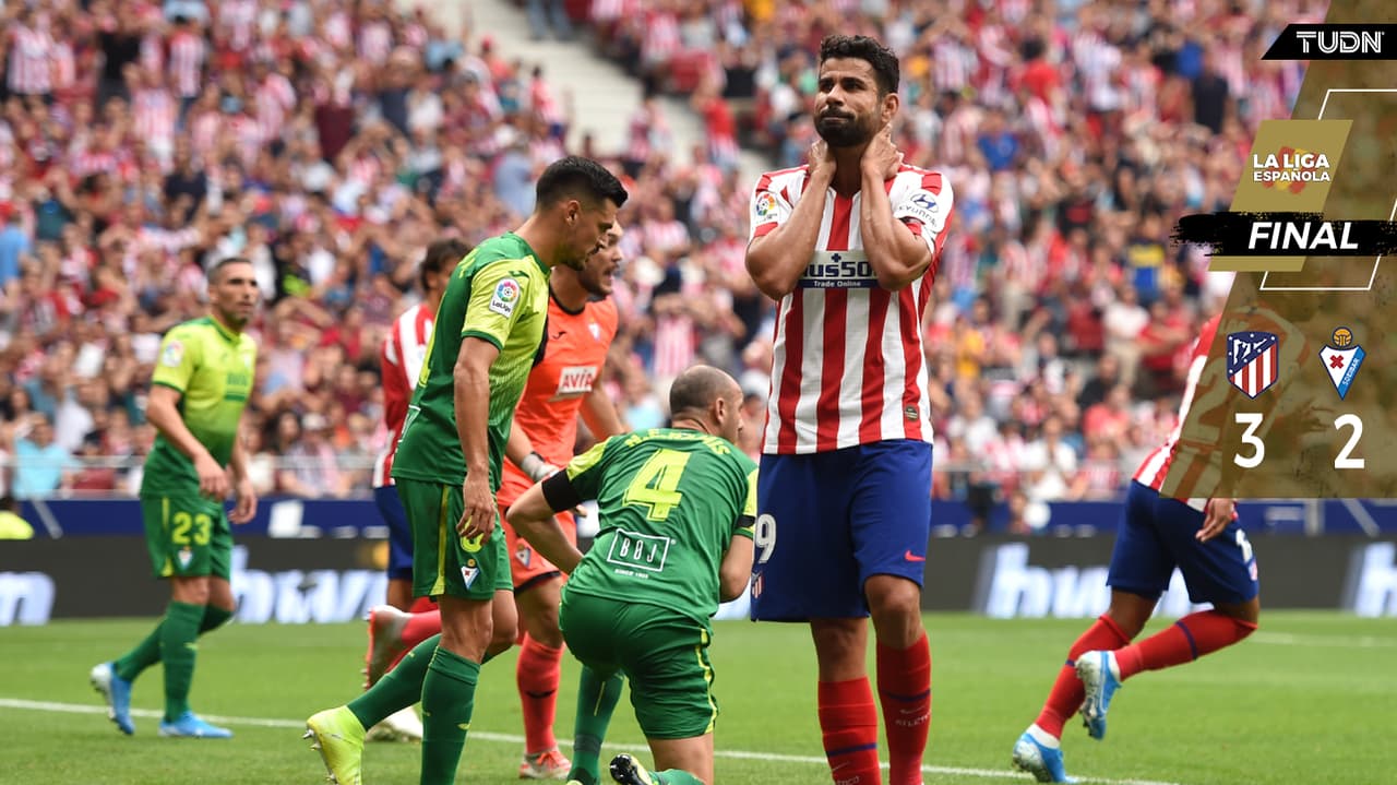 Atlético de Madrid remonta al Eibar en final de alarido