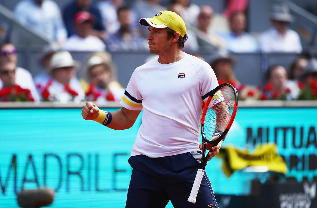 Dusan Lajovic venció al argentino con sets 6-3, 4-6, 7-6 (6).