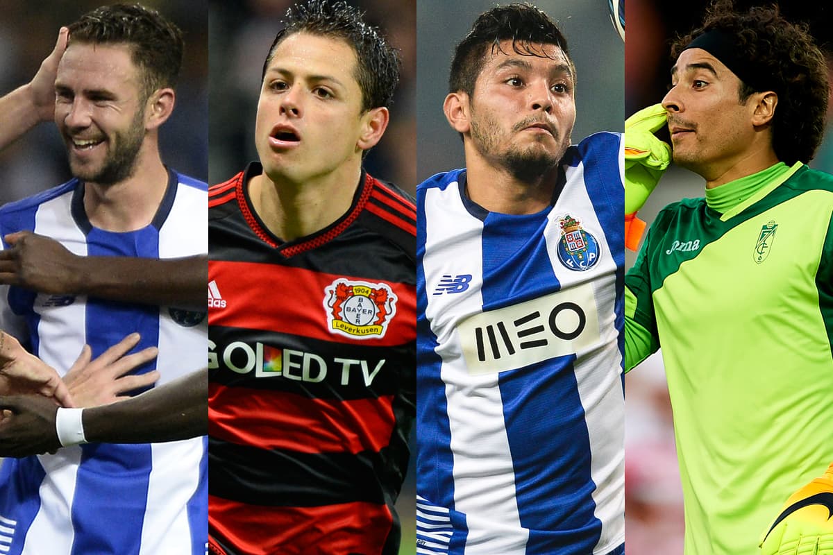 Con el mercado de fichajes aún abierto hasta el próximo 31 de agosto, quince mexicanos ya forman parte de las principales ligas de fútbol europeo al arranque de la temporada 2016-17.