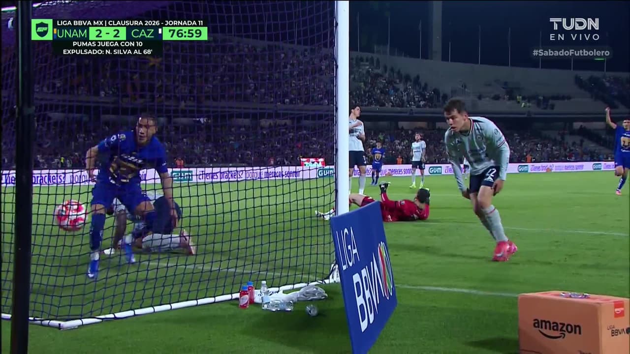 ¡AUTOGOL! de Willer Ditta para Pumas UNAM.