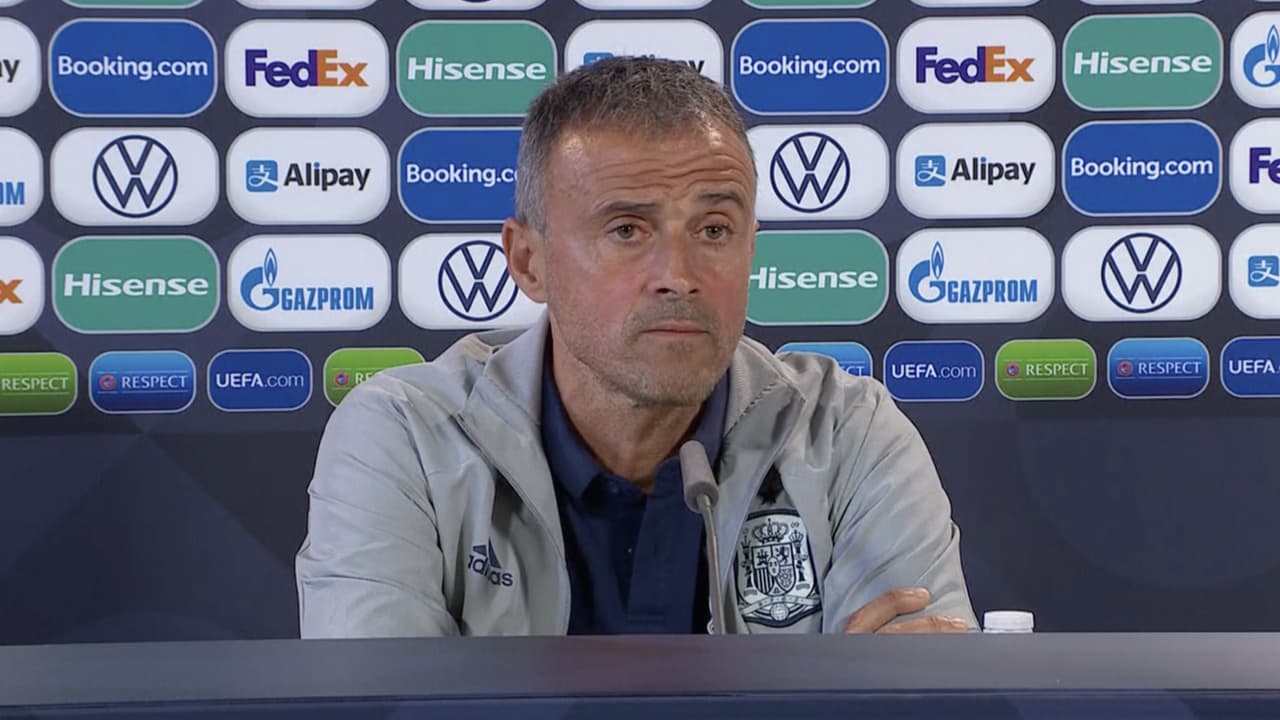 Luis Enrique pide a España cuidarse del trío Mbappé-Benzema-Griezmann