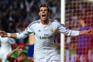 Gareth Bale anotó el gol de la ventaja del Real Madrid.