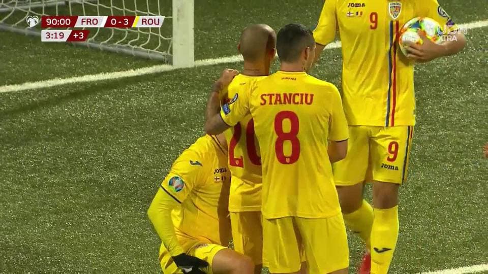 ¡GOOOL! Claudiu Keseru anota para Romania