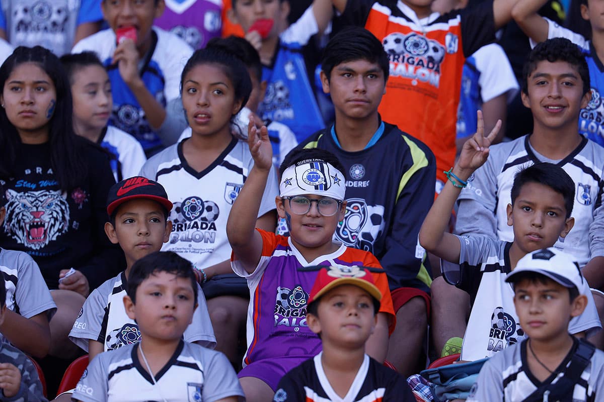 Querétaro, Querétaro 26 de agosto de 2018.- , durante el partido de la jornada 7 del torneo Apertura 2018 de la Liga Bancomer MX, entre los Gallos Blancos de Querétaro y Lobos BUAP, celebrado en el estadio Corregidora. Foto: Imago7/ Victor Pichardo