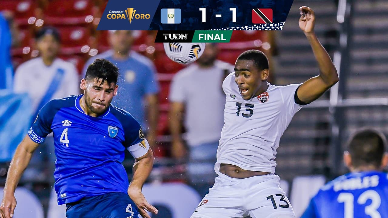 ¡Se van! Guatemala y Trinidad y Tobago se despiden de la Copa Oro