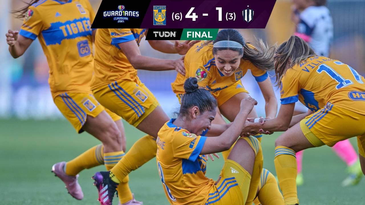 ¡Aplanadoras! Tigres goleó a Rayadas y avanza a su sexta final