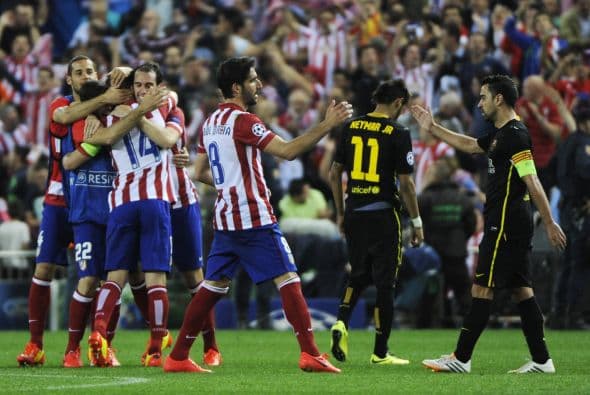 Pero también hay que recordar que el Atlético eliminó al Barcelona en la Champions de la temporada pasada con empate en el Camp Nou y triunfo 1-0 en el Calderón.
