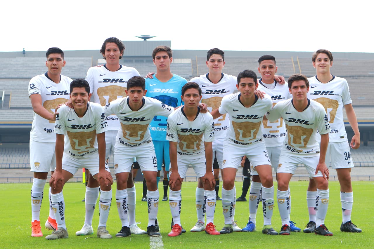 Este fue el once titular de Pumas UNAM en la Final de la Liga MX Sub-17.
