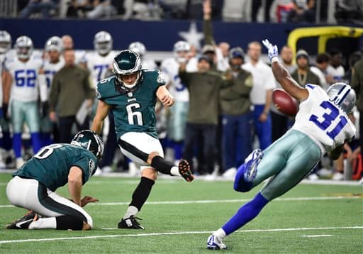 Drama en todo momento se vivió en el juego en que los Eagles derrotaron en tiempo extra a los Cowboys 33-27. Aquí las mejores tomas del duelo.