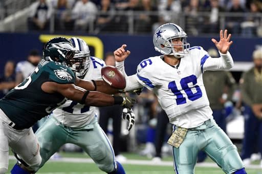 Drama en todo momento se vivió en el juego en que los Eagles derrotaron en tiempo extra a los Cowboys 33-27. Aquí las mejores tomas del duelo.
