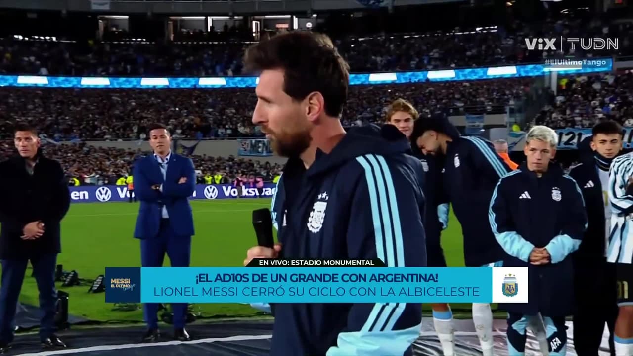 Messi se despide de la selección Argentina con un emotivo mensaje
