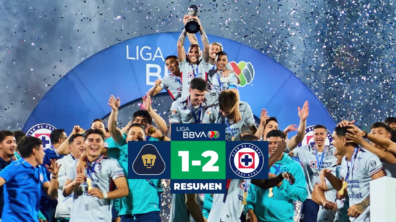 Final Pumas vs. Cruz Azul: resumen, resultado y goles del partido de Liga MX en Ciudad Universitaria