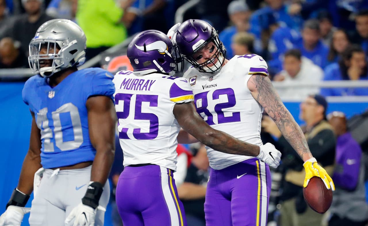 Minnesota doblegó a Detroit y es líder absoluto de la NFC Norte