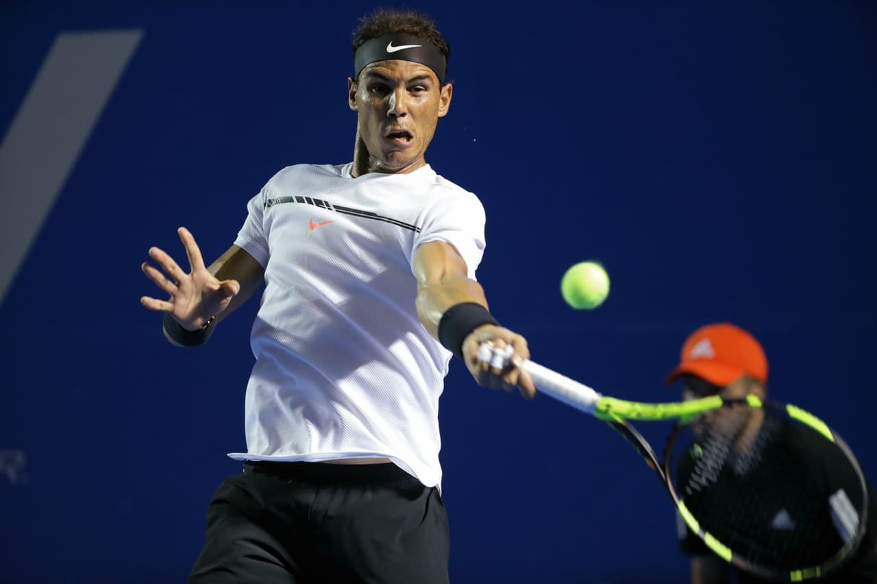 Nadal sigue invicto en el Abierto Mexicano de Tenis.