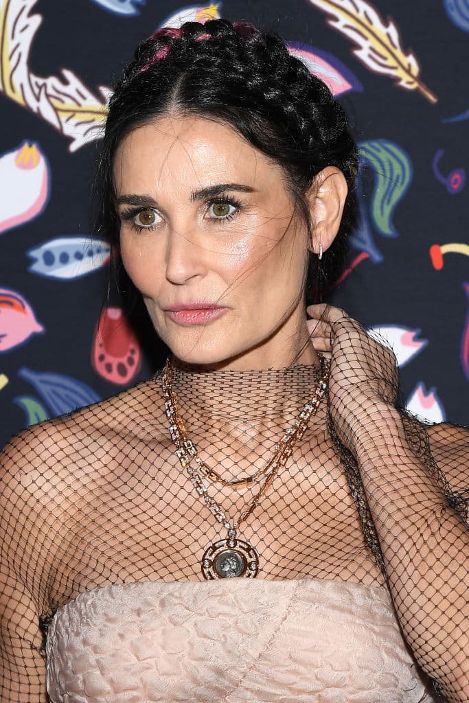 Demi se robó las miradas, pero no sólo por su atractivo físico, sino por el notorio cambio en su rostro.