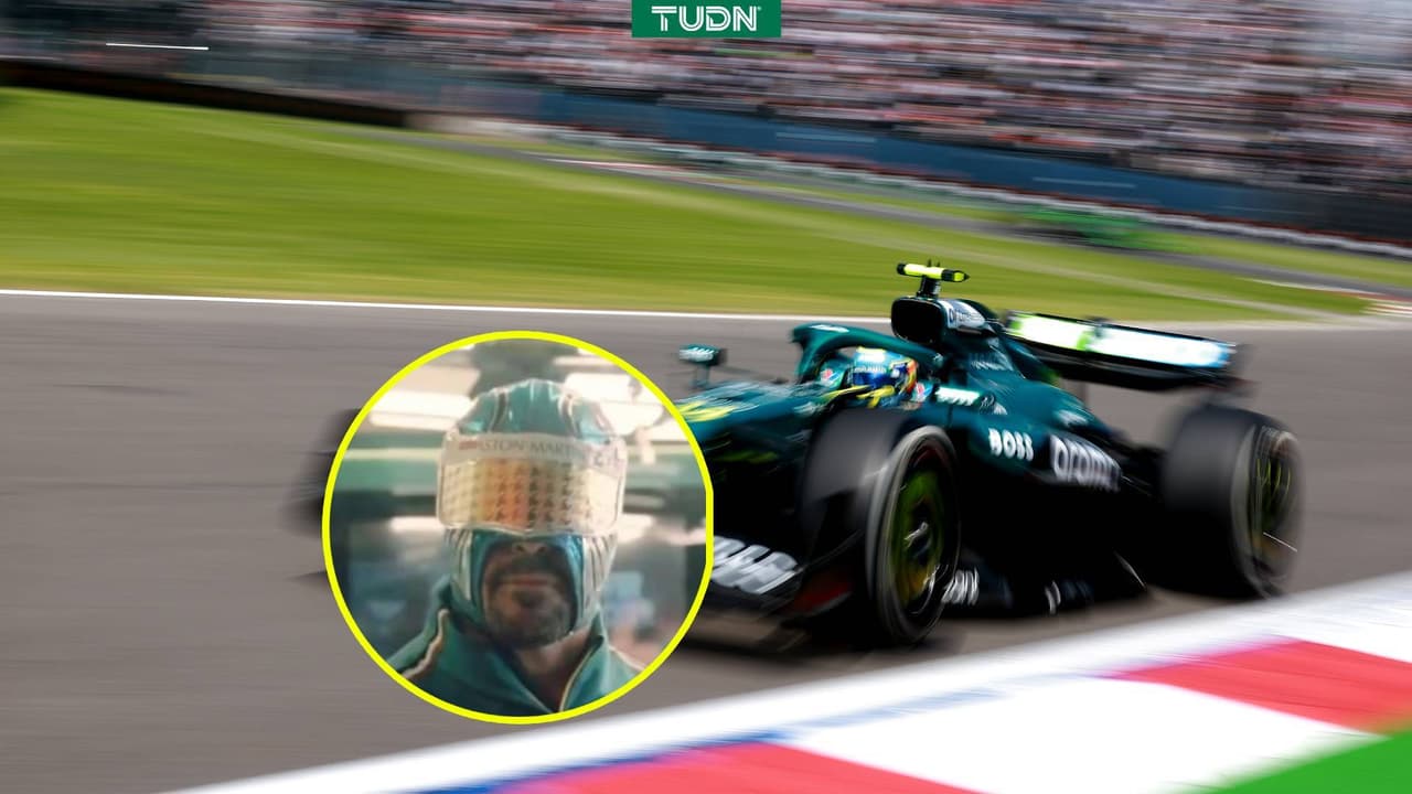 Fernando Alonso causa furor en el Gran Premio de México