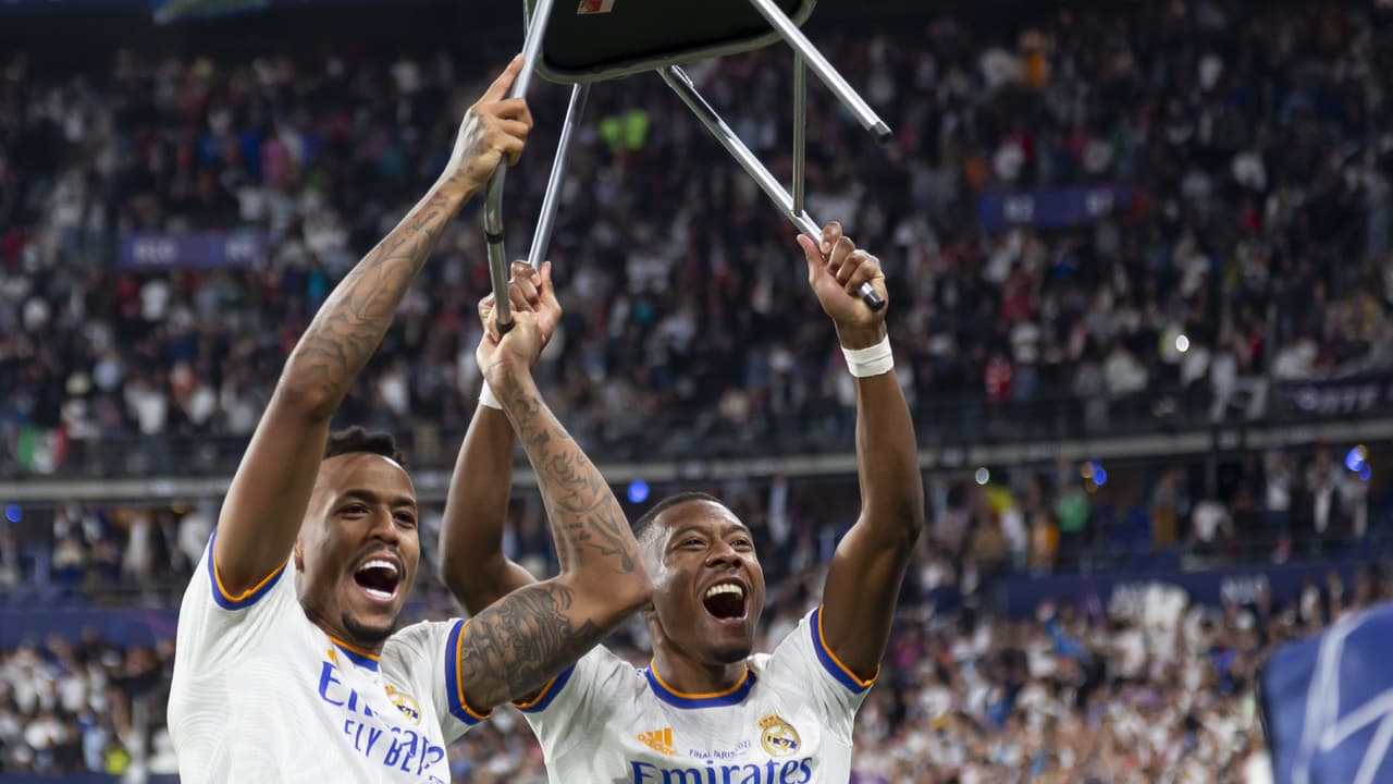 La silla de Alaba reaparece ahora tras ganar la Champions