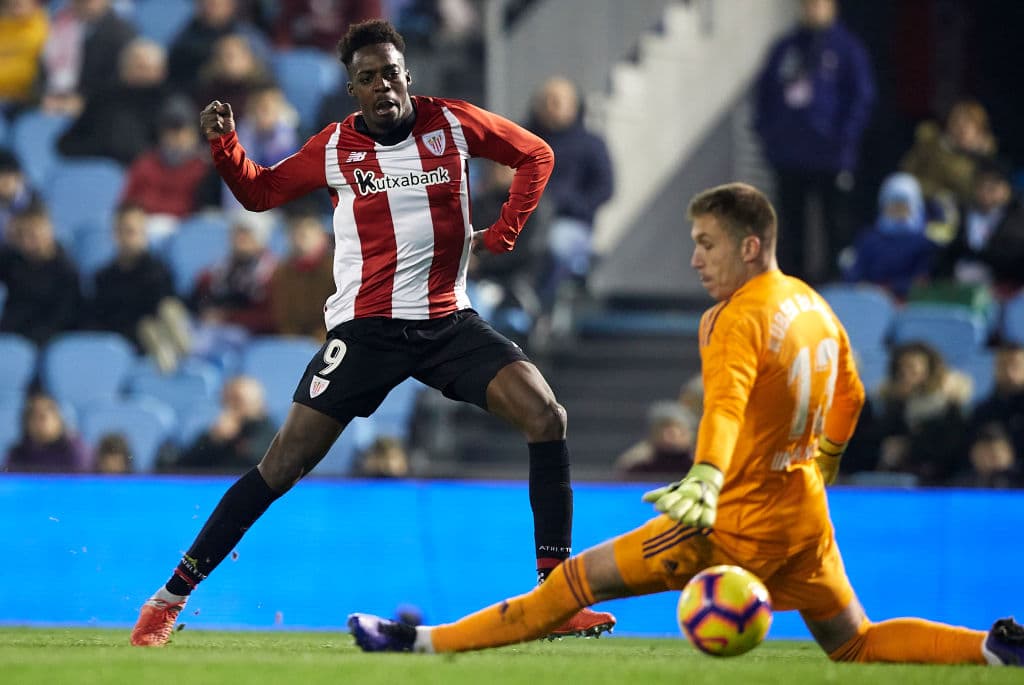 A los 54 minutos, con esta excelsa definición de Iñaki Williams, el Athletic se ponía adelante 2-1 y acallaba a un atribulado público en Balaídos, mirando el desplome del Celta.