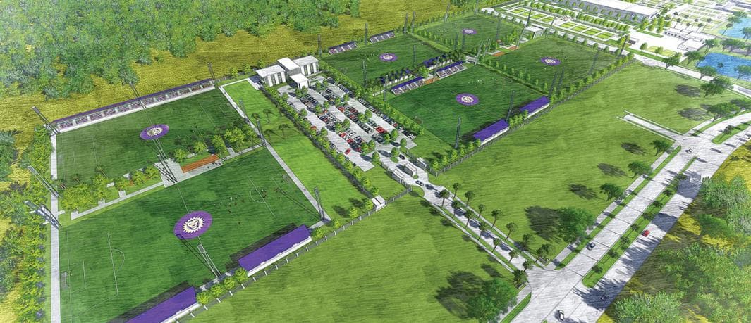 El render del proyecto de clase mundial de Orlando City.