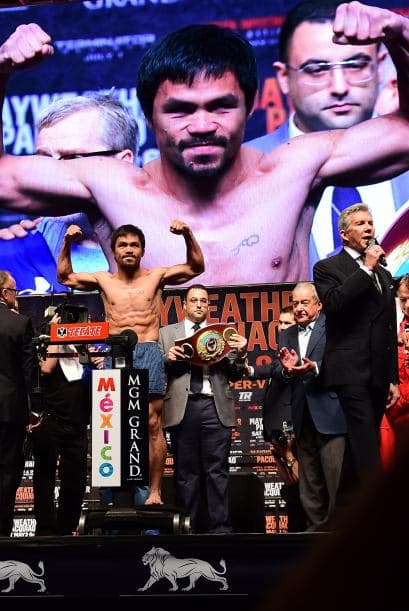Manny Pacquiao tiene un promedio de nocaut del 59.38%. 30 veces noqueó antes del sexto, 8 veces después.