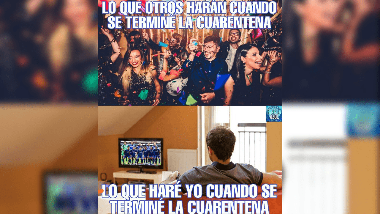 Así es como los memes se aprovechan de Cruz Azul y de sus aficionados a pesar del coronavirus.