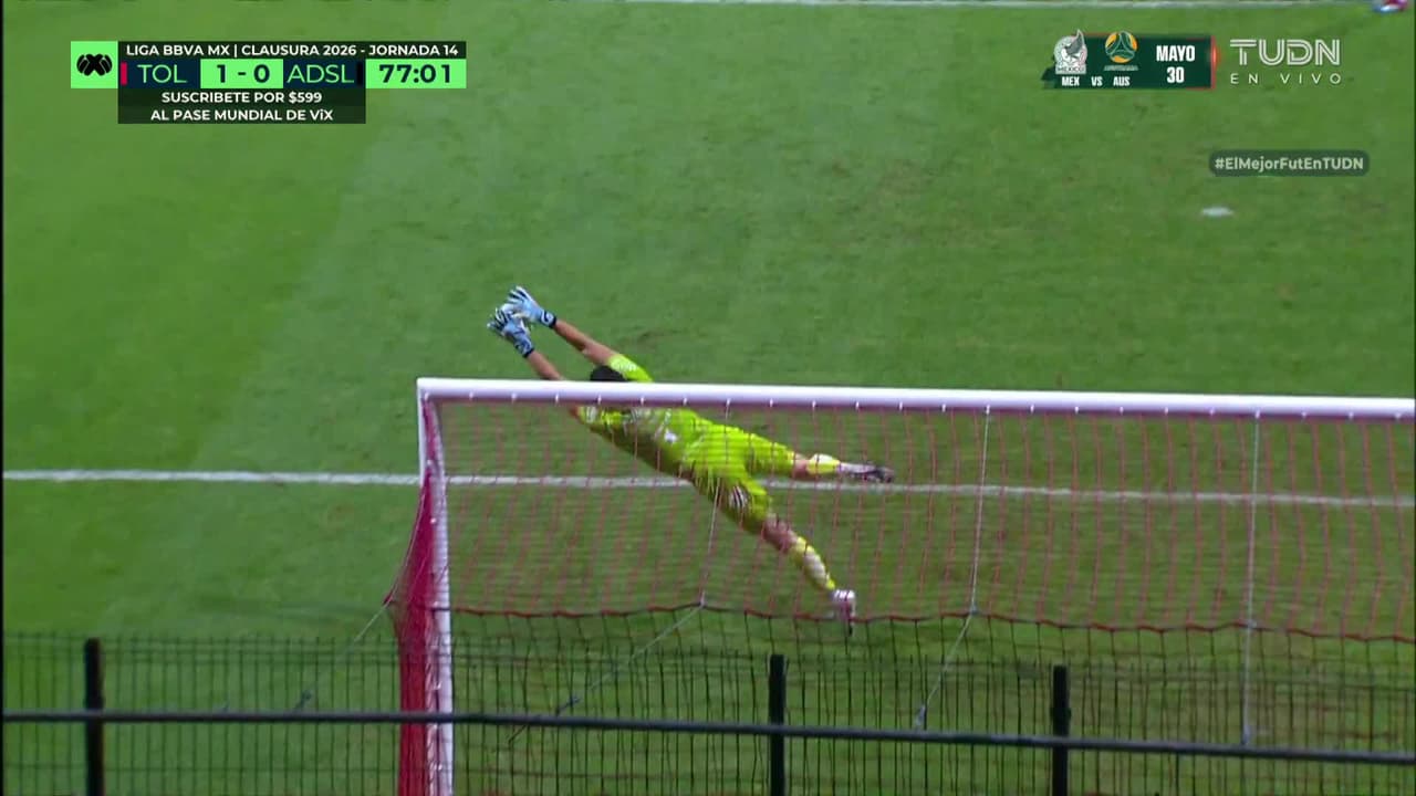 ¡Otra vez Andrés Sánchez! Partidazo del arquero de San Luis en Toluca