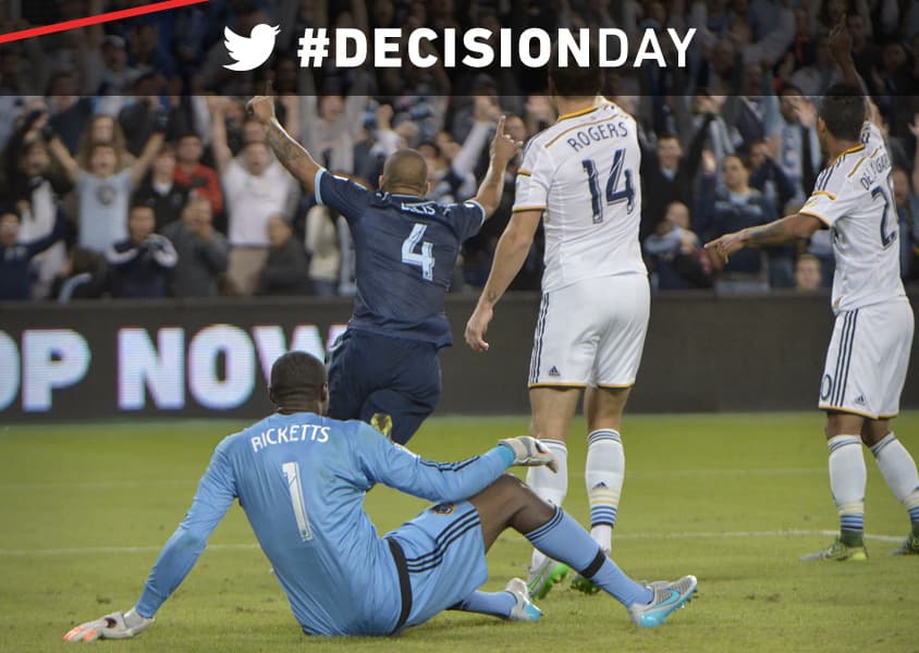 Ellis marcó un gol con polémica para abrir el camino de SKC a Playoffs.